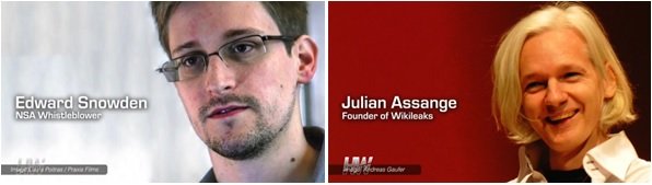 Edward Snowden i Julian Assange