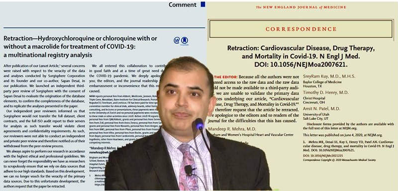 Surgisphere - badania kliniczne chlorochiny, dr Sapan Desai
