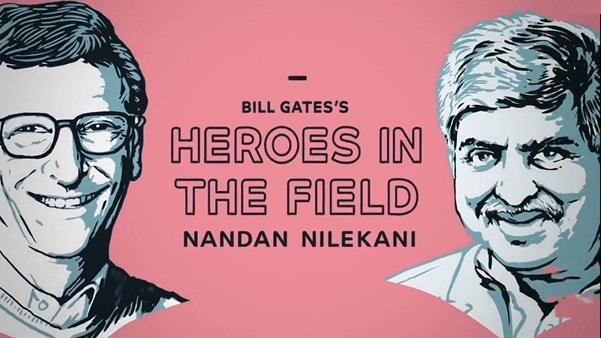 Bill Gates i Nandan Nilekani