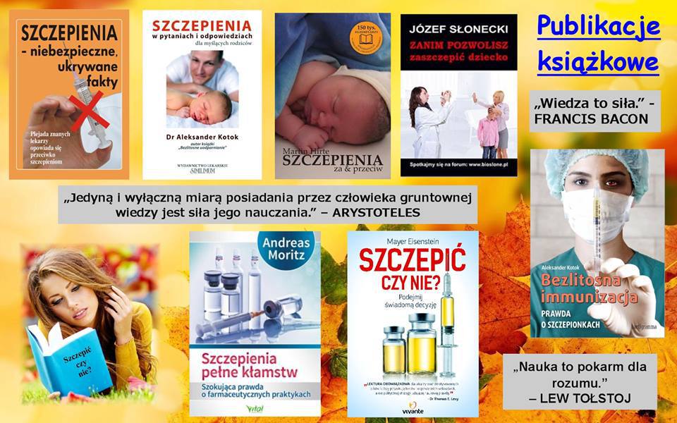 Publikacje książkowe o szczepionkach