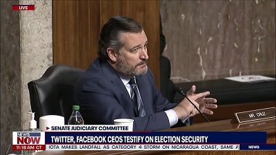 Ted Cruz miażdży dyrektorów Twittera i Facebooka podczas przesłuchań dotyczących cenzury