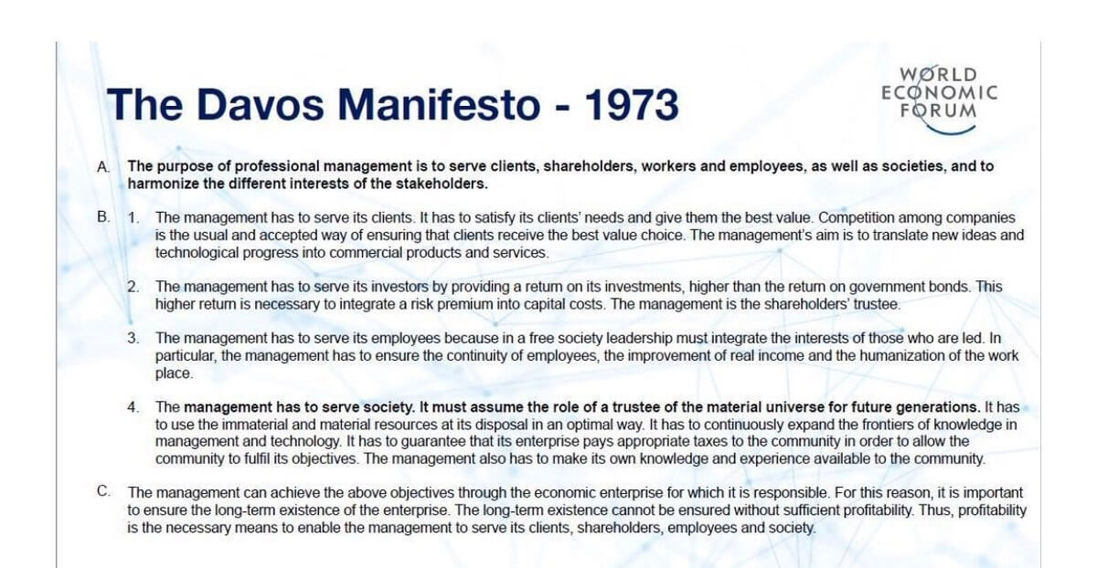 Kodeks - Manifest z Davos 1973