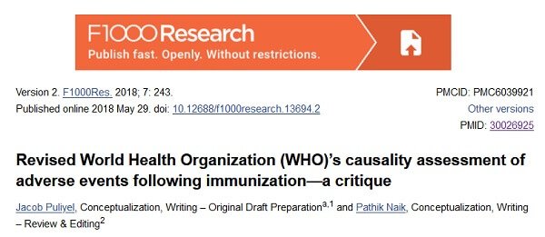 Skorygowana ocena związku przyczynowo-skutkowego między szczepieniami a zdarzeniami niepożądanymi dokonana przez Światową Organizację Zdrowia (WHO) – analiza krytyczna