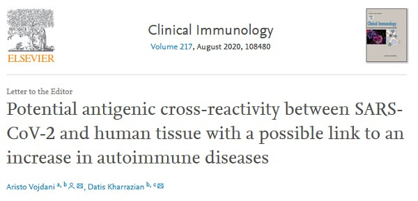 Potencjalna antygenowa reaktywność krzyżowa pomiędzy SARS-CoV-2 i tkankami ludzkimi a choroby autoimmunologiczne
