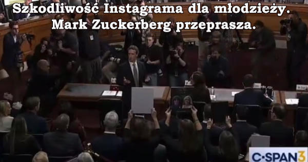 Szkodliwość Instagrama dla młodzieży. Mark Zuckerberg przeprasza