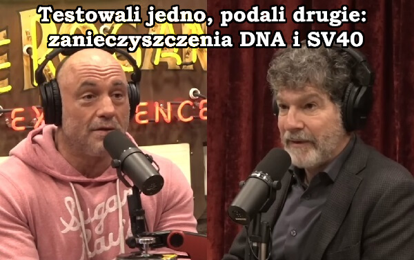 Testowali jedno, podali drugie: zanieczyszczenia DNA i SV40 [Joe Rogan i dr Bret Weinstein]