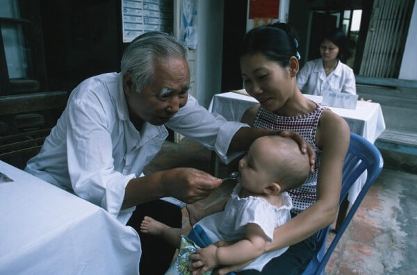 Witamina A w leczeniu odry