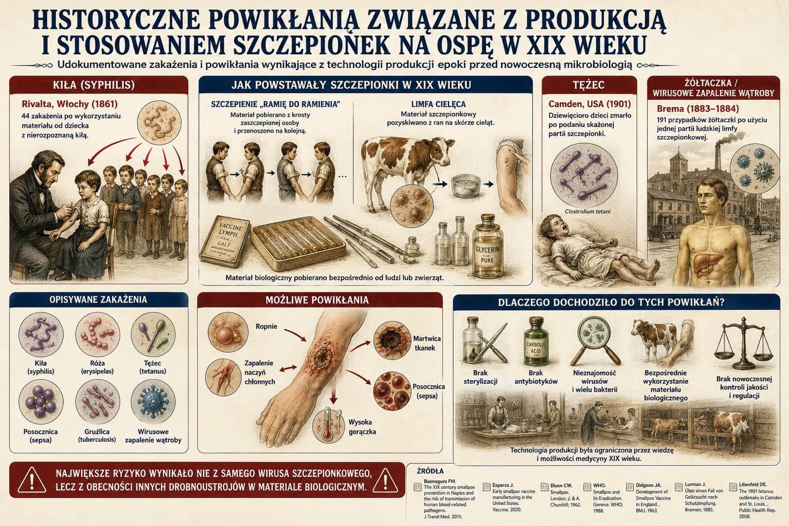 Historyczne Powikłania Związane z Produkcją i Stosowaniem Szczepionek na Ospę w XIX wieku