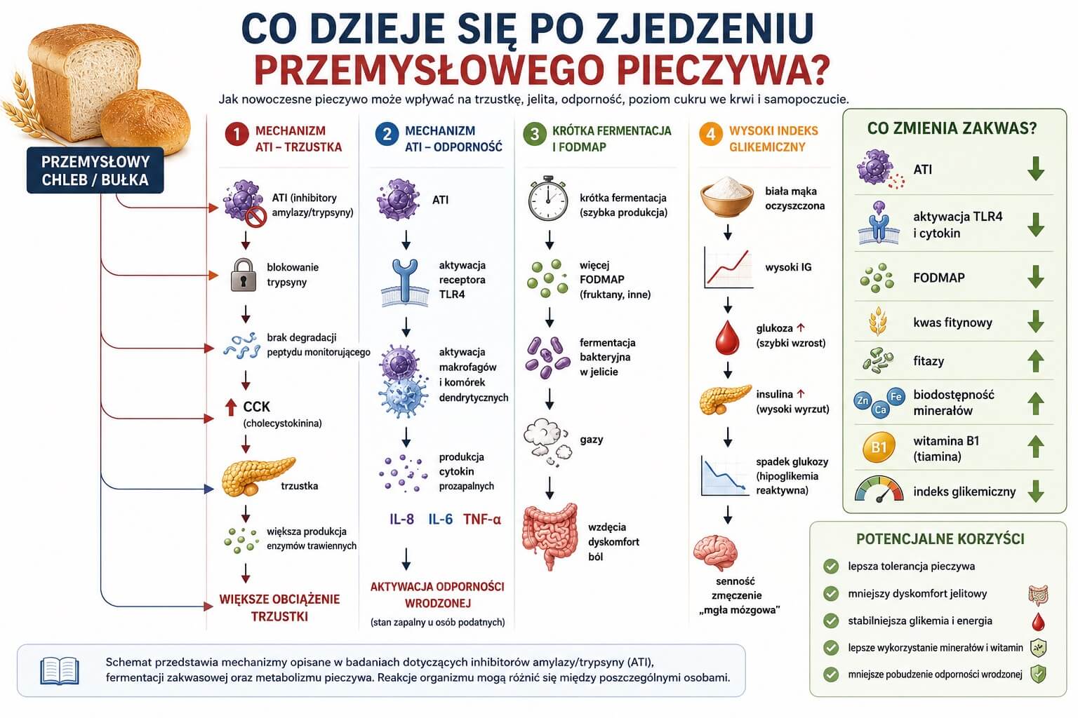 Co dzieje się po zjedzeniu przemysłowego pieczywa