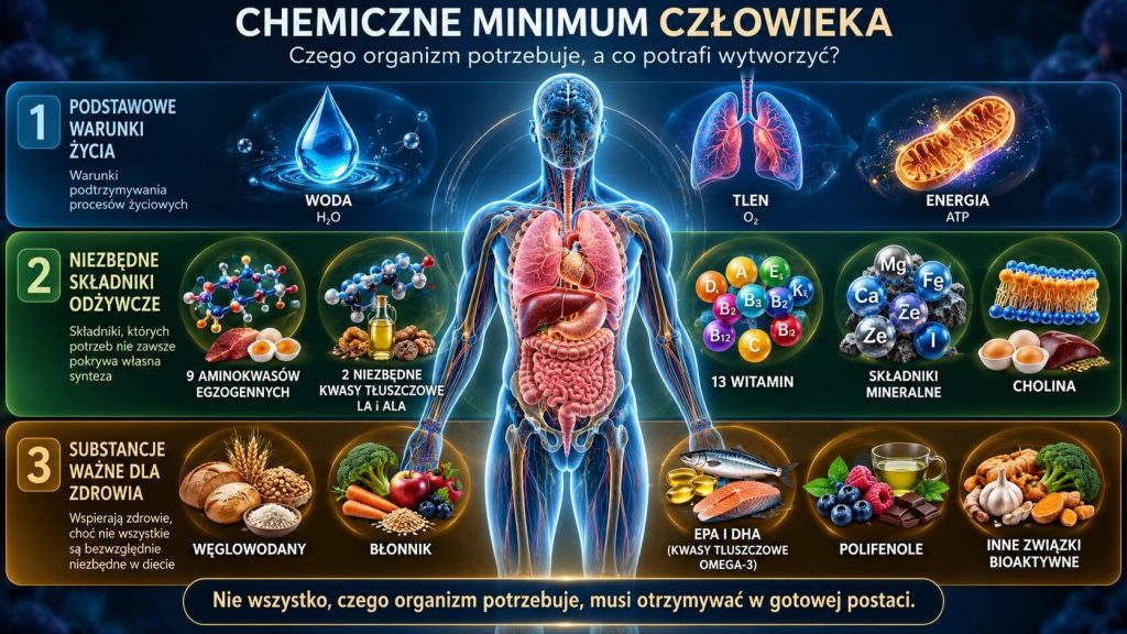 Czego organizm potrzebuje, a co potrafi wytworzyć