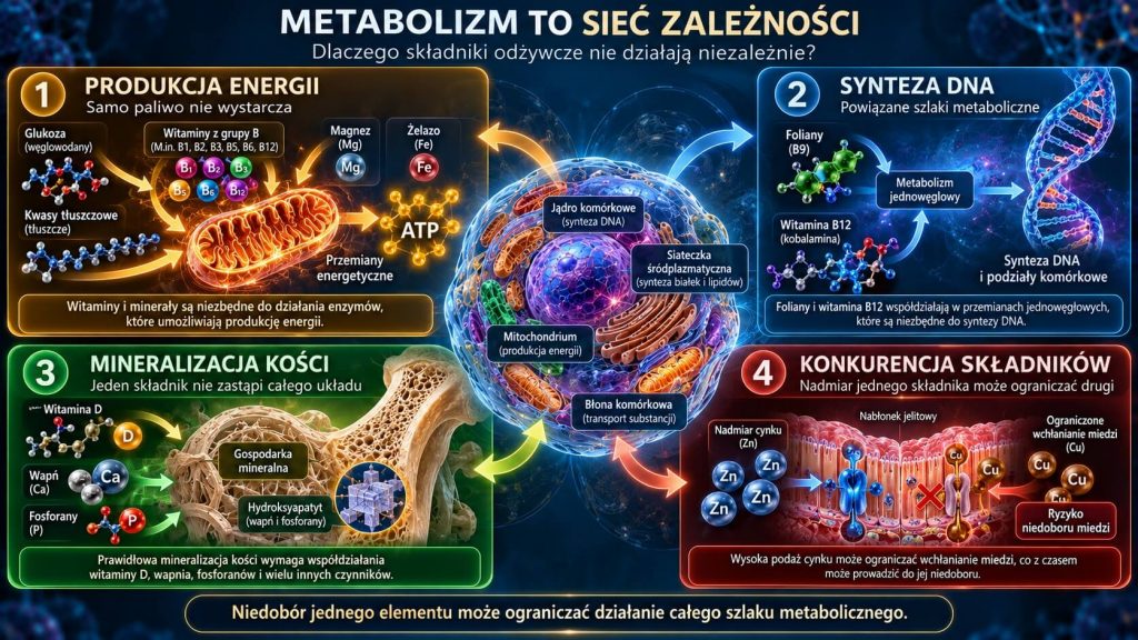 Metabolizm to sieć zależności